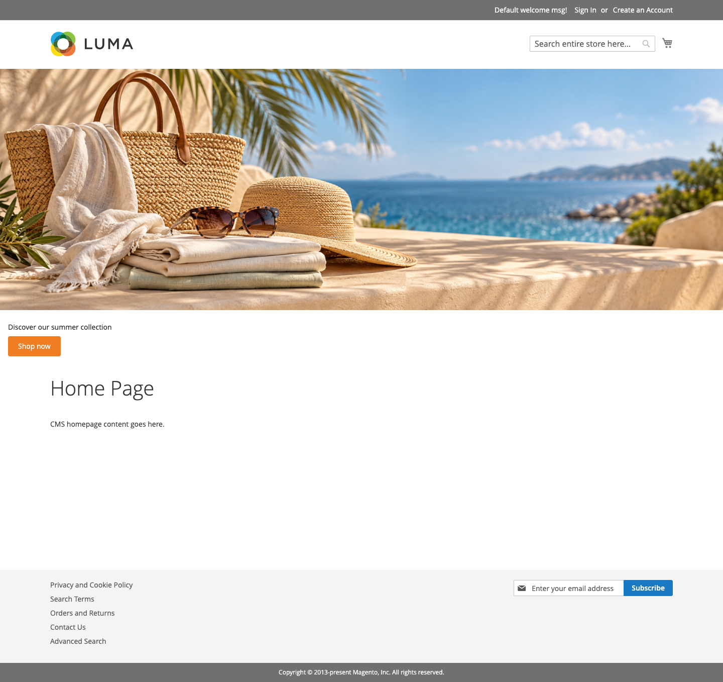 Banner Manager: 6. Check the storefront
